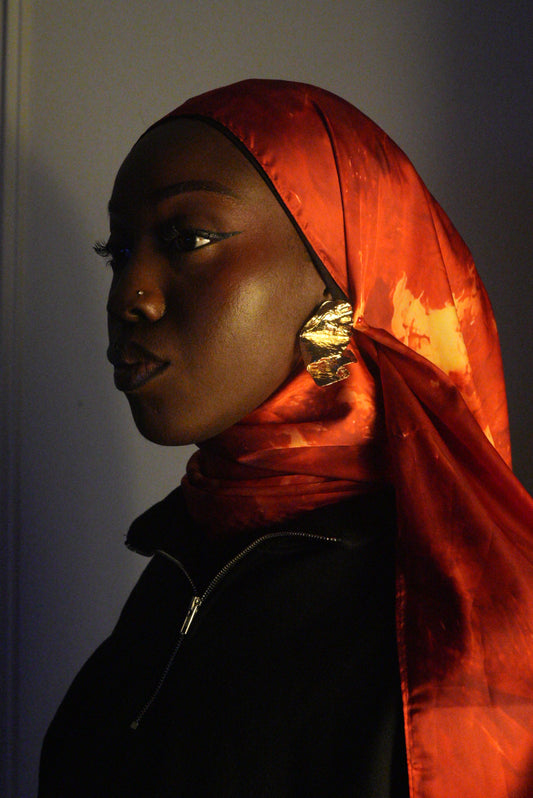 Foulard Satin de soie Tina