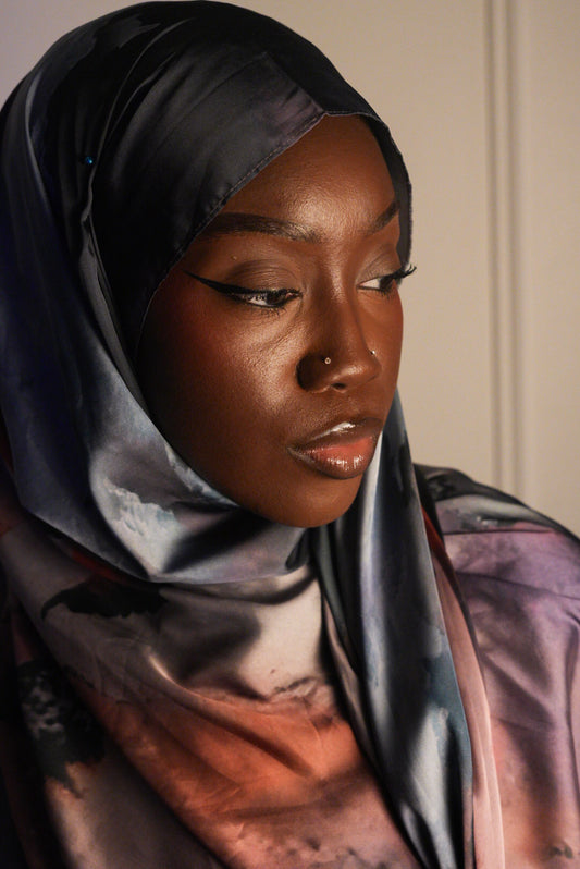 Foulard Satin de soie Aïssa