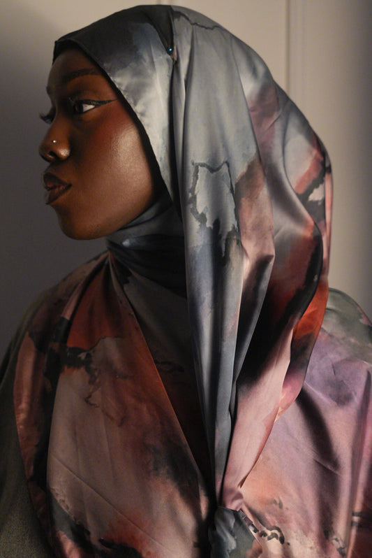 Foulard Satin de soie Aïssa