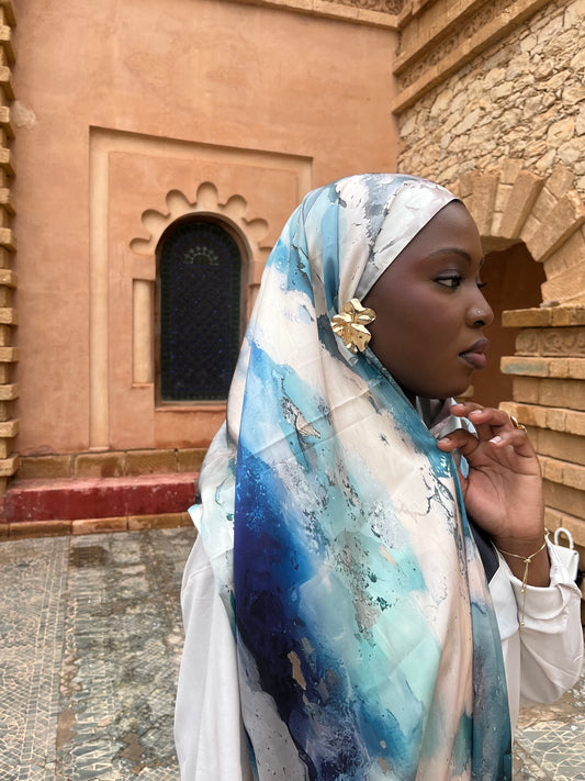 Foulard Satin de soie Zeyneb