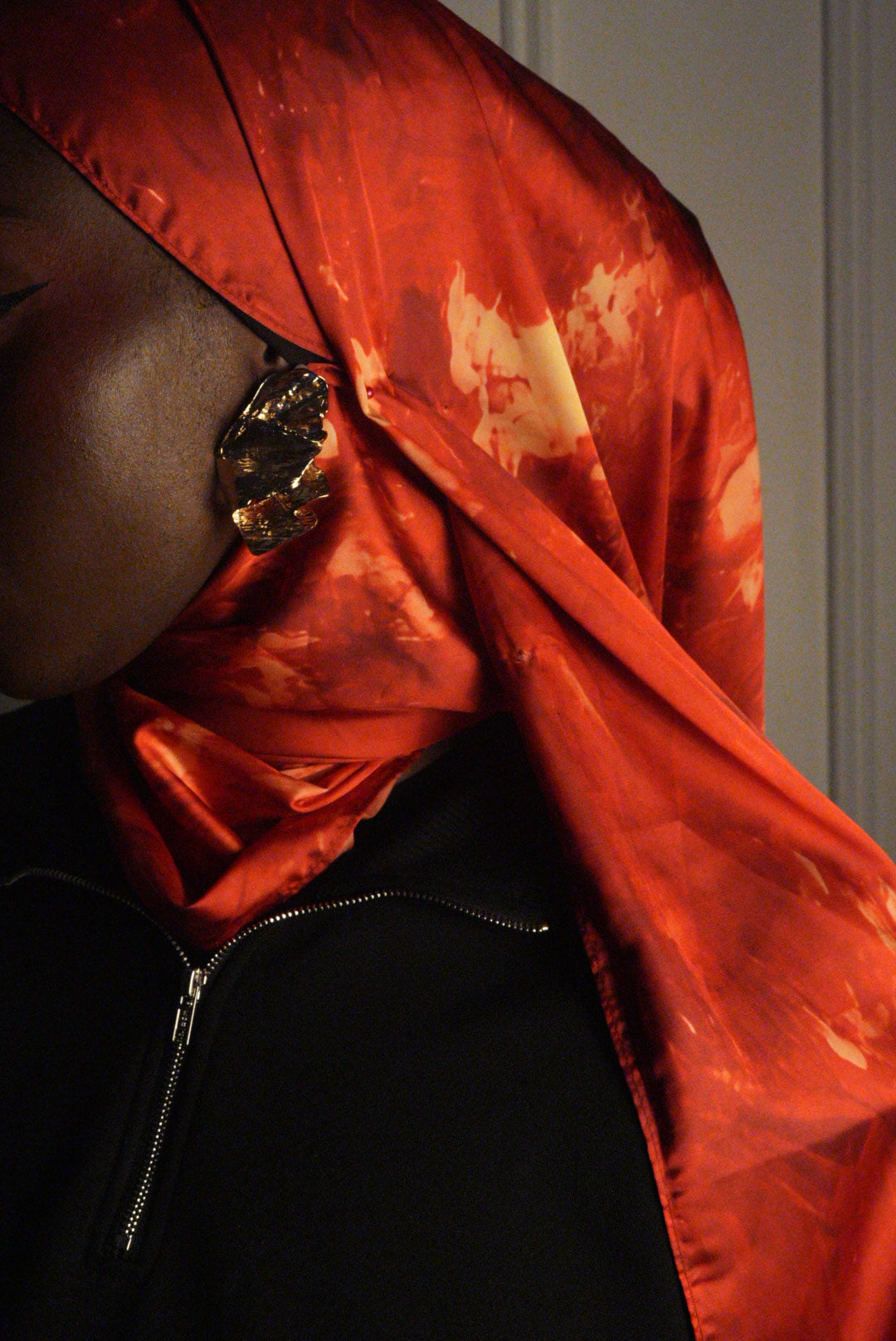 Foulard Satin de soie Tina